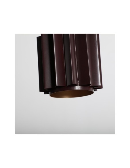 Lámpara de Techo BRUNICO, Hierro / Burdeos - Kodu Home Design