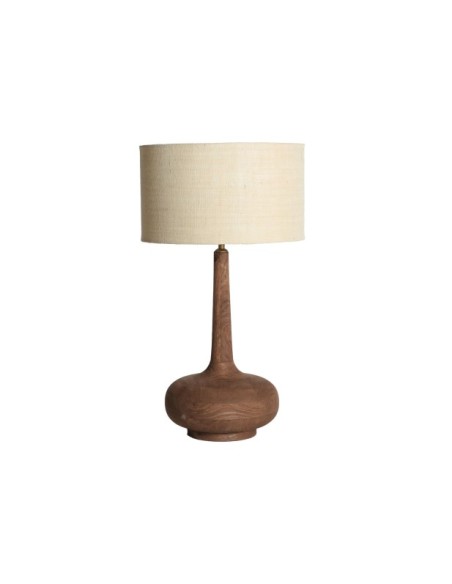 Lámpara de Mesa GLOGOW, Mango / Marrón - Kodu Home Design