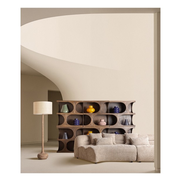 Lámpara de Pie GLOGOW, Mango / Marrón...