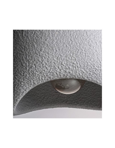 Lámpara de Techo TAVIRA, Resina / Gris, Plata - Kodu Home Design