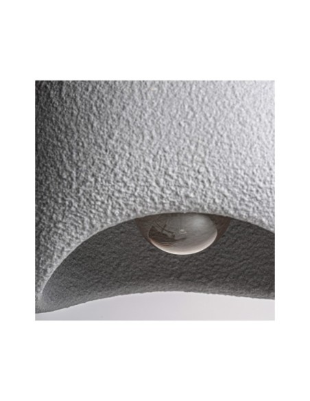 Lámpara de Techo TAVIRA, Resina / Gris, Plata - Kodu Home Design