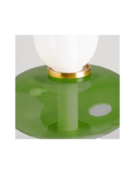 Lámpara de Techo MICAH, Vidrio / Multicolor, Blanco - Kodu Home Design