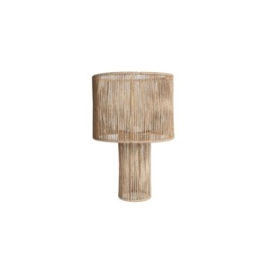 Lámpara de Mesa BACALAR, Yute / Marrón - Kodu Home Design