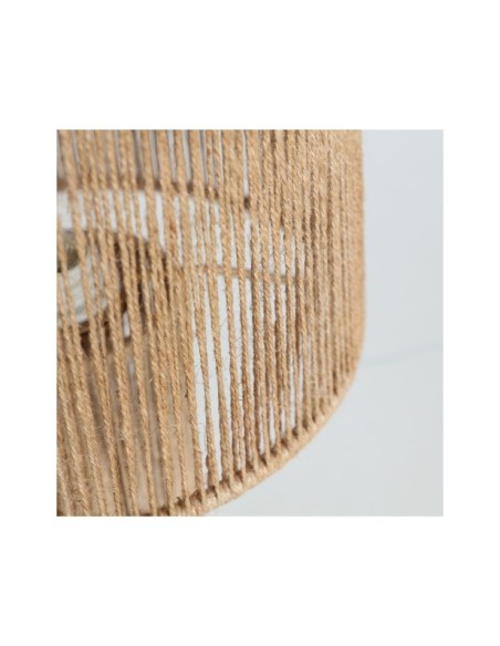 Lámpara de Mesa BACALAR, Yute / Marrón - Kodu Home Design