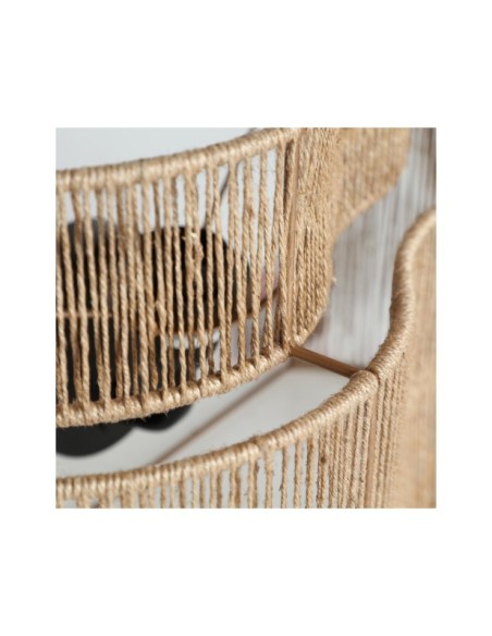 Aplique YAXUNAH, Yute / Marrón - Kodu Home Design