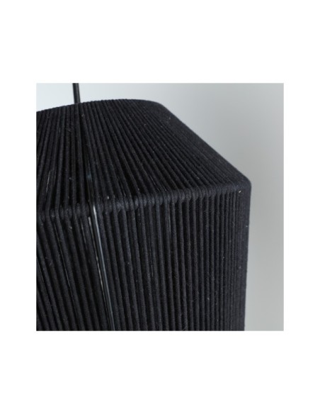 Lámpara de Techo SAYIL, Algodón / Negro - Kodu Home Design