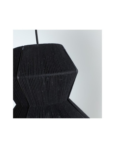 Lámpara de Techo SAYIL, Algodón / Negro - Kodu Home Design