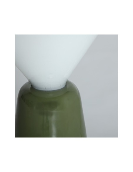 Lámpara de Mesa MONTALCINO, Hierro / Blanco, Verde - Kodu Home Design