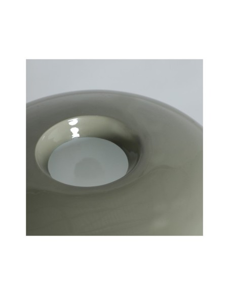 Lámpara de Mesa CORTONA, Vidrio / Blanco, Verde - Kodu Home Design