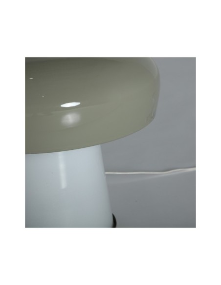 Lámpara de Mesa CORTONA, Vidrio / Blanco, Verde - Kodu Home Design