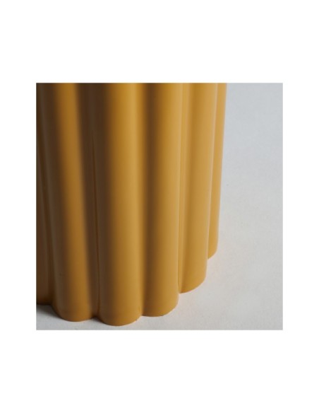 Lámpara de Mesa TRESA, Hierro / Mostaza, Blanco - Kodu Home Design