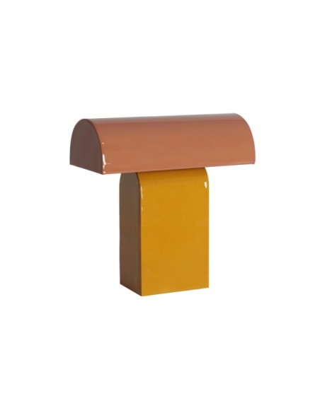 Lámpara de Mesa VEZIA, Hierro / Mostaza, Naranja - Kodu Home Design