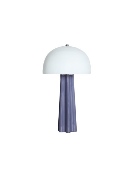 Lámpara de Mesa AMALFI, Hierro / Dorado, Blanco, Morado - Kodu Home Design