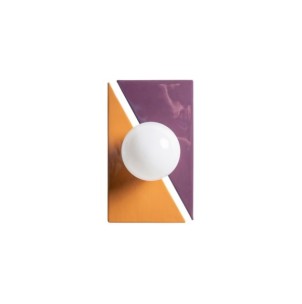 Aplique CERNIA, Hierro / Blanco, Naranja, Morado - Kodu...