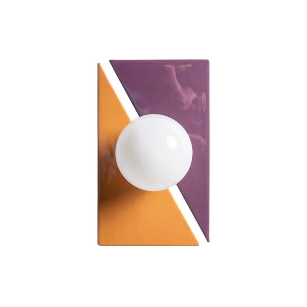 Aplique CERNIA, Hierro / Blanco,...