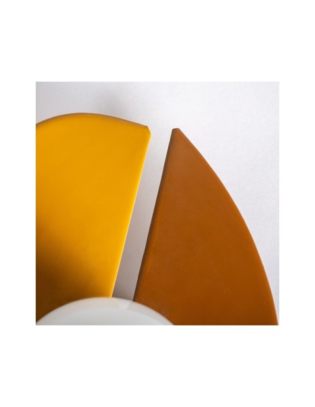 Aplique ARCO, Hierro / Mostaza, Ocre, Blanco - Kodu Home Design
