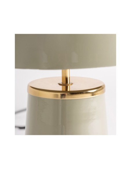 Lámpara de Mesa AROSA, Hierro / Oro, Verde - Kodu Home Design