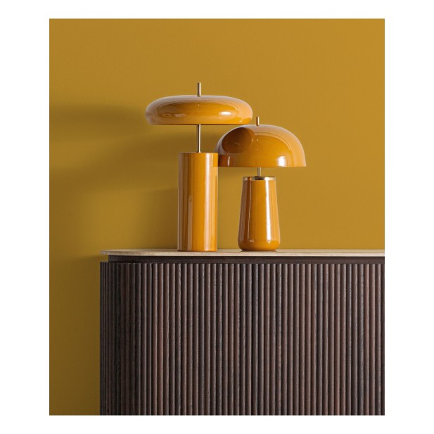 Lámpara de Mesa ZALK, Hierro / Ocre,...