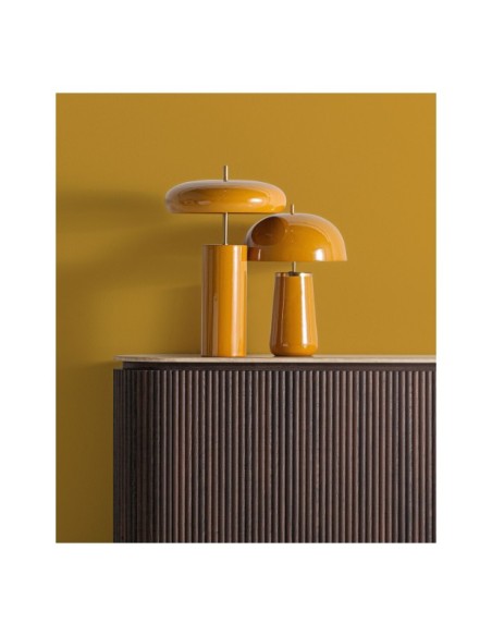 Lámpara de Mesa ZALK, Hierro / Ocre, Oro - Kodu Home Design