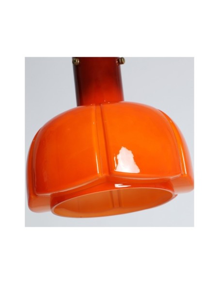 Lámpara de Techo ADARA, Cristal / Oro, Naranja - Kodu Home Design