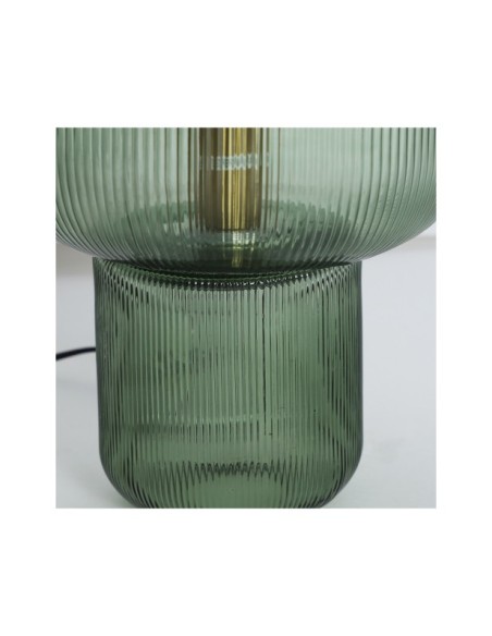 Lámpara de Mesa SIRA, Cristal / Oro, Verde - Kodu Home Design