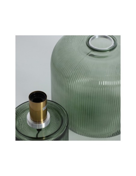 Lámpara de Mesa SIRA, Cristal / Oro, Verde - Kodu Home Design