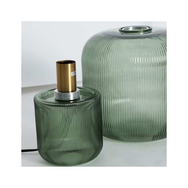 Lámpara de Mesa SIRA, Cristal / Oro,...