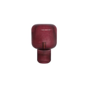 Lámpara de Mesa SIRA, Cristal / Oro, Burdeos - Kodu Home...