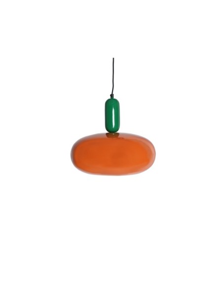 Lámpara de Techo FALHIA, Hierro / Verde, Naranja - Kodu Home Design
