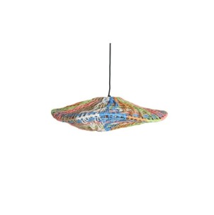 Lámpara de Techo KALEI, Rafia / Multicolor, Negro - Kodu...