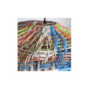 Lámpara de Techo KALEI, Rafia / Multicolor, Negro - Kodu... 2