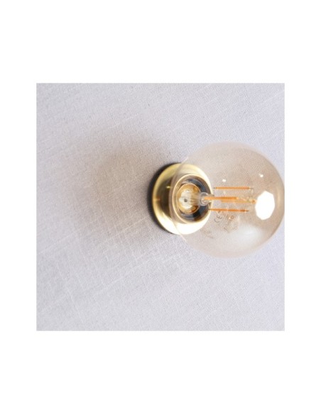 Aplique VETRA, Algodón / Gris, Dorado, Negro - Kodu Home Design