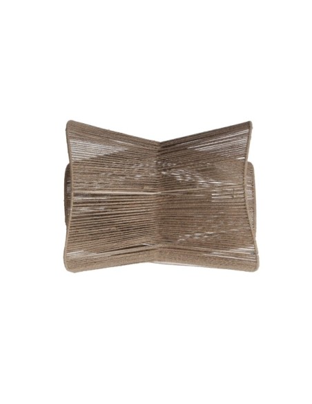 Aplique KORDA, Yute / Oro, Marrón - Kodu Home Design