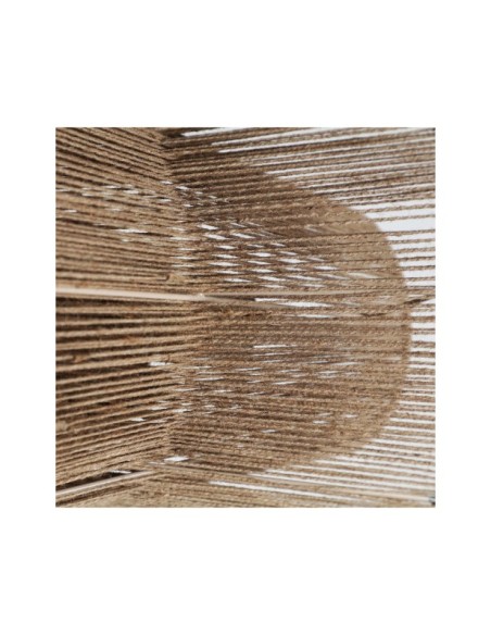 Aplique KORDA, Yute / Oro, Marrón - Kodu Home Design
