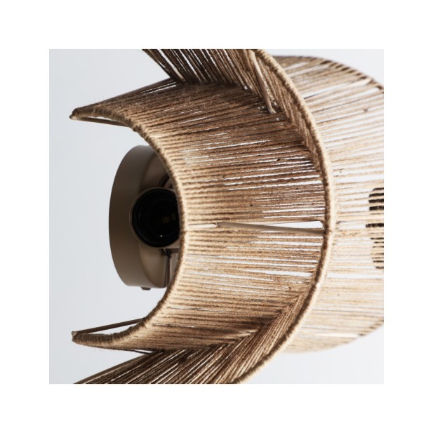 Aplique KORDA, Yute / Oro, Marrón -...