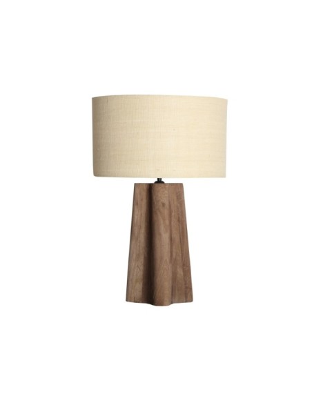 Lámpara de Mesa KEALE, Mango / Marrón, Beige - Kodu Home Design