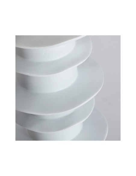 Lámpara de Pie FAROA, Cerámica / Blanco, Marrón - Kodu Home Design