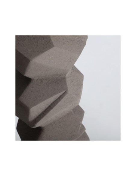 Lámpara de Pie PEDRA, Cerámica / Gris, Blanco - Kodu Home Design