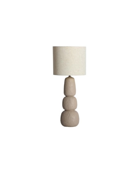 Lámpara de Mesa GLOBA, Resina / Beige - Kodu Home Design