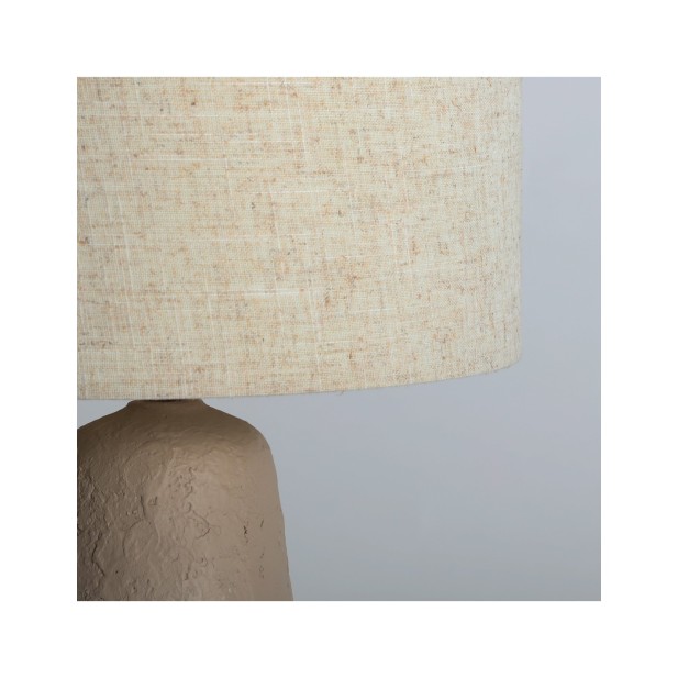 Lámpara de Mesa GLOBA, Resina / Beige...