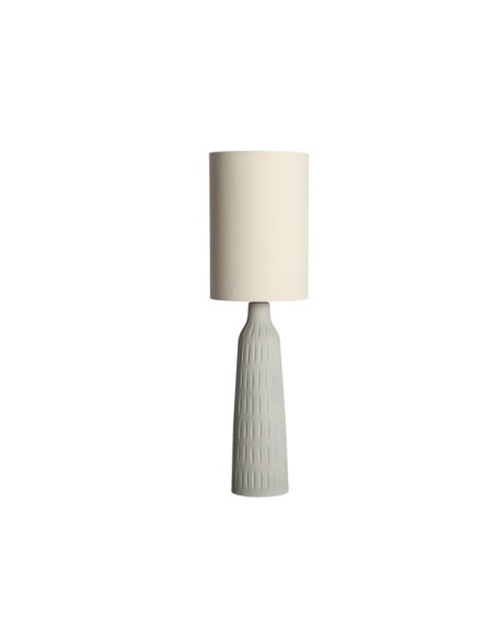 Lámpara de Pie GLAJE, Cerámica / Gris, Beige - Kodu Home Design