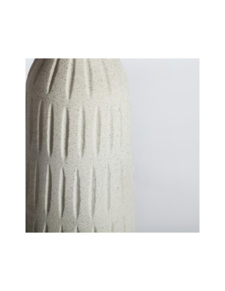 Lámpara de Pie GLAJE, Cerámica / Gris, Beige - Kodu Home Design