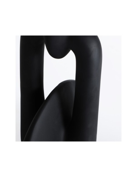 Lámpara de Mesa OREL, Resina / Negro, Beige - Kodu Home Design