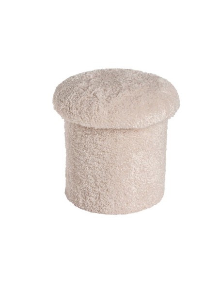 Reposapiés JONZAC, Lana / Blanco - Kodu Home Design