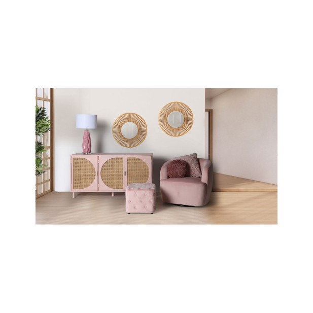 Reposapiés BOUGUE, Poliéster / Rosa...