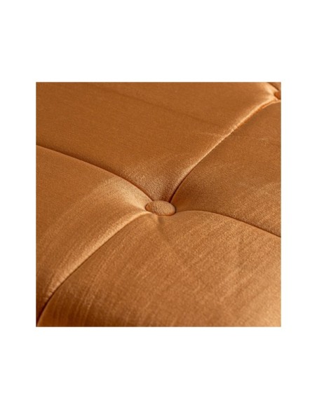 Reposapiés GELOUX, Poliéster / Ocre, Negro - Kodu Home Design