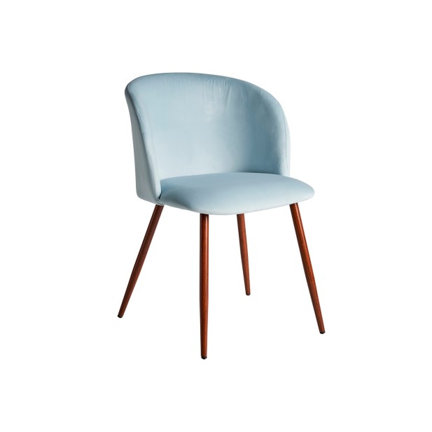 Silla LULA, Terciopelo / Azul, Marrón...