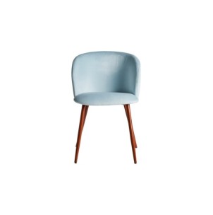 Silla LULA, Terciopelo / Azul, Marrón - Kodu Home Design 2