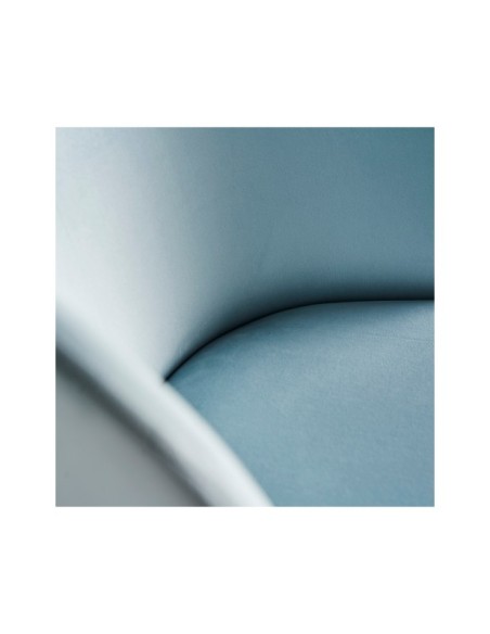 Silla LULA, Terciopelo / Azul, Marrón - Kodu Home Design