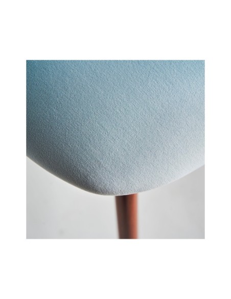 Silla LULA, Terciopelo / Azul, Marrón - Kodu Home Design